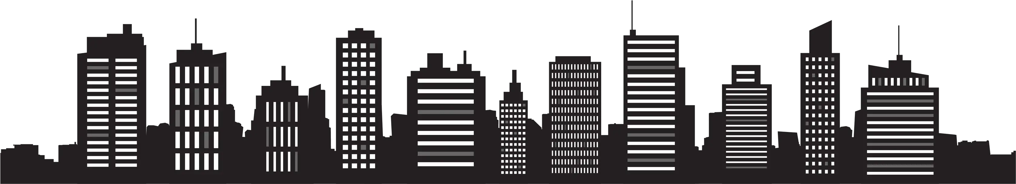 Skyline Cityscape Silhouette Royalty-free City Silhouette No Background