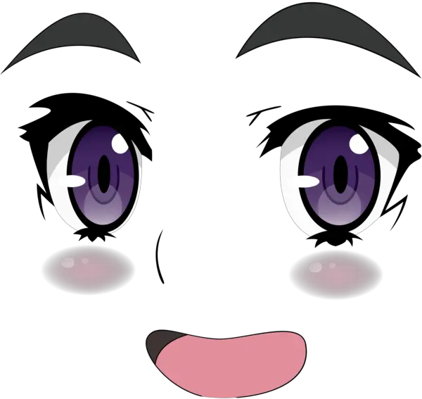 Anime Faces Png Anime Eyes Blush Png