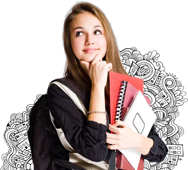 College Girl Png Hd