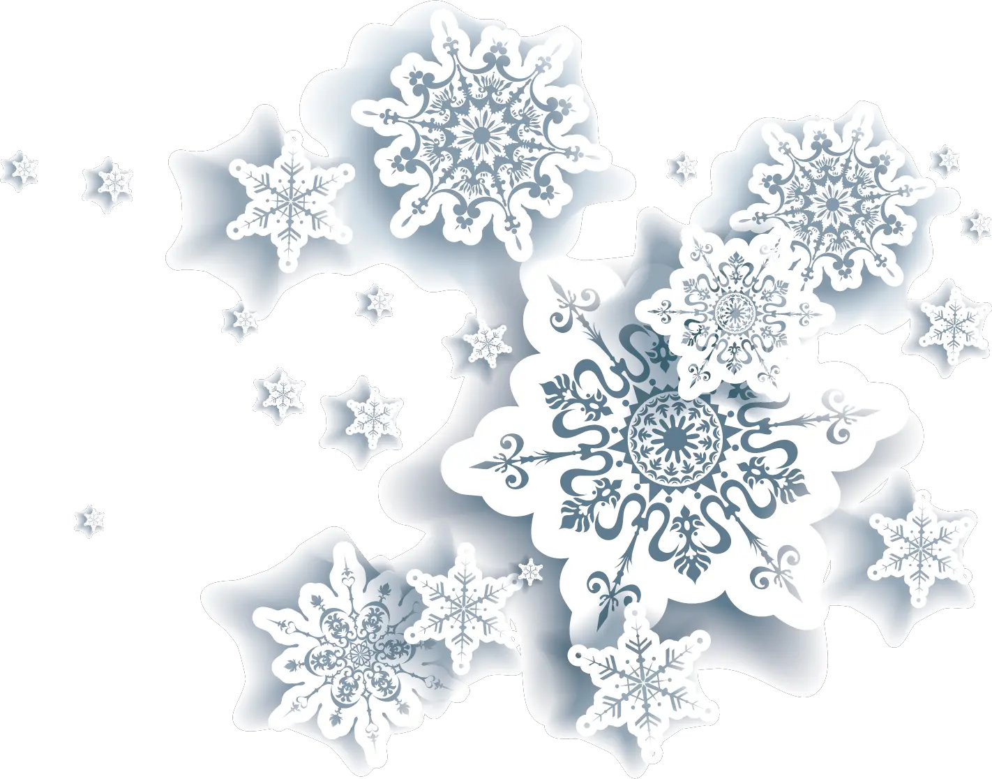 Snowflakes Snowflakes Creative Winter Snow Png Download Motif