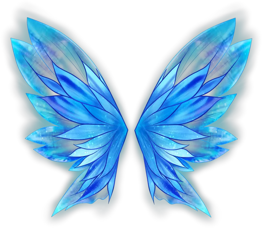 Blue Fairy Wings Png