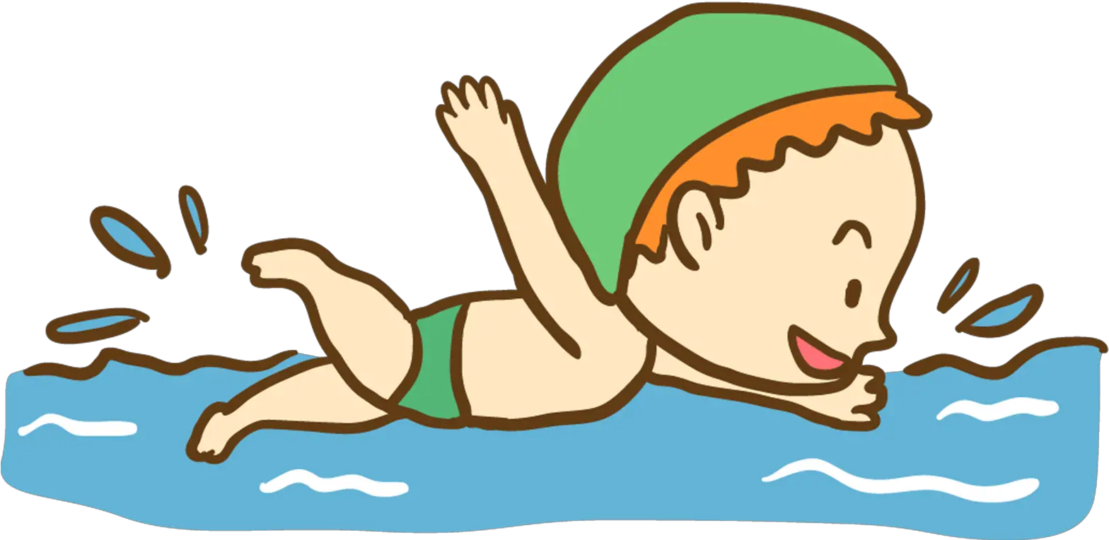 Child Vector Transprent Png Kids Swimming Png