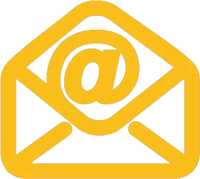 Email Yellow Icon Sms Vector