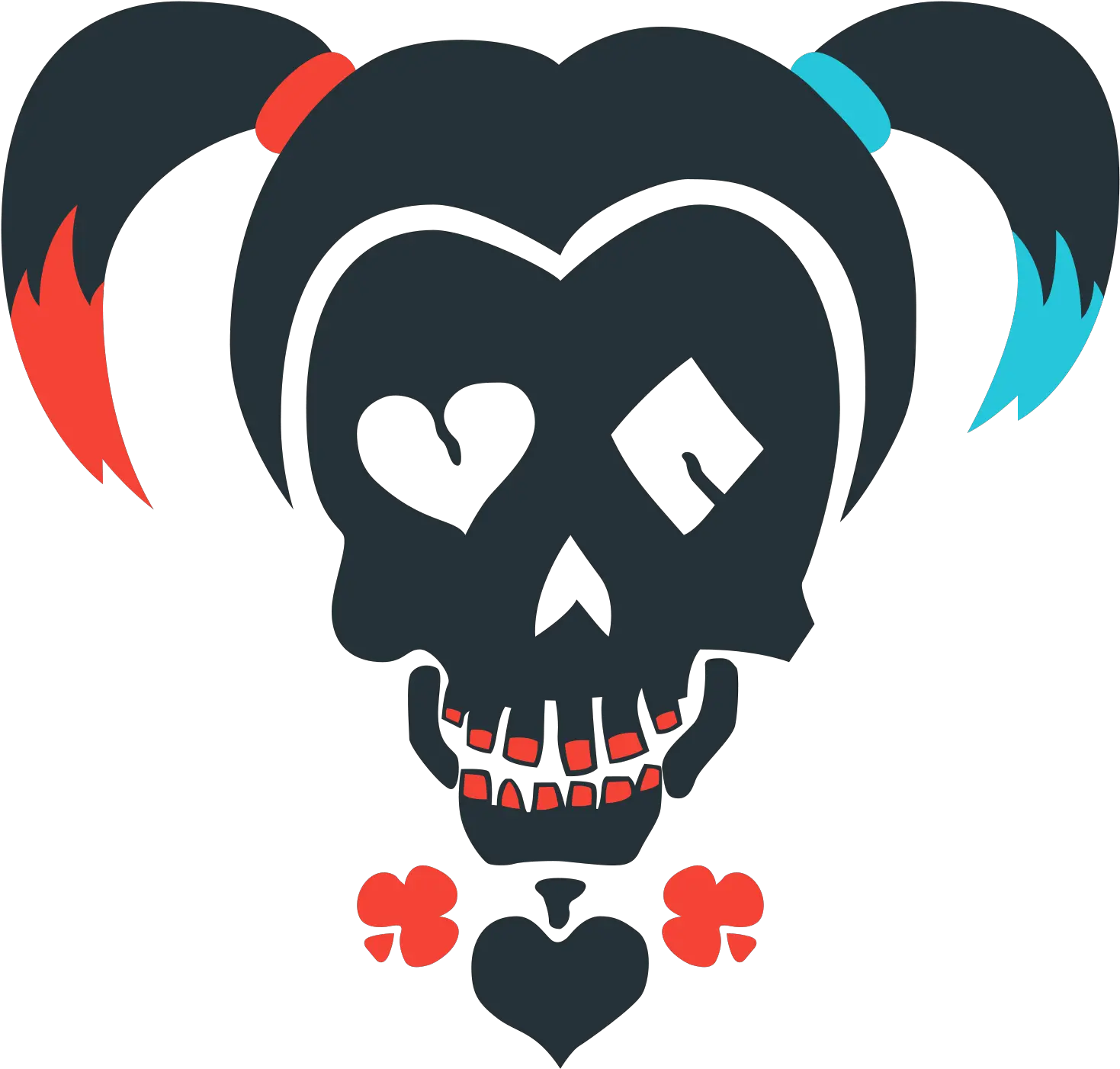 Clipart Resolution 1600*1600 Harley Quinn Logo Suicide Squad Png