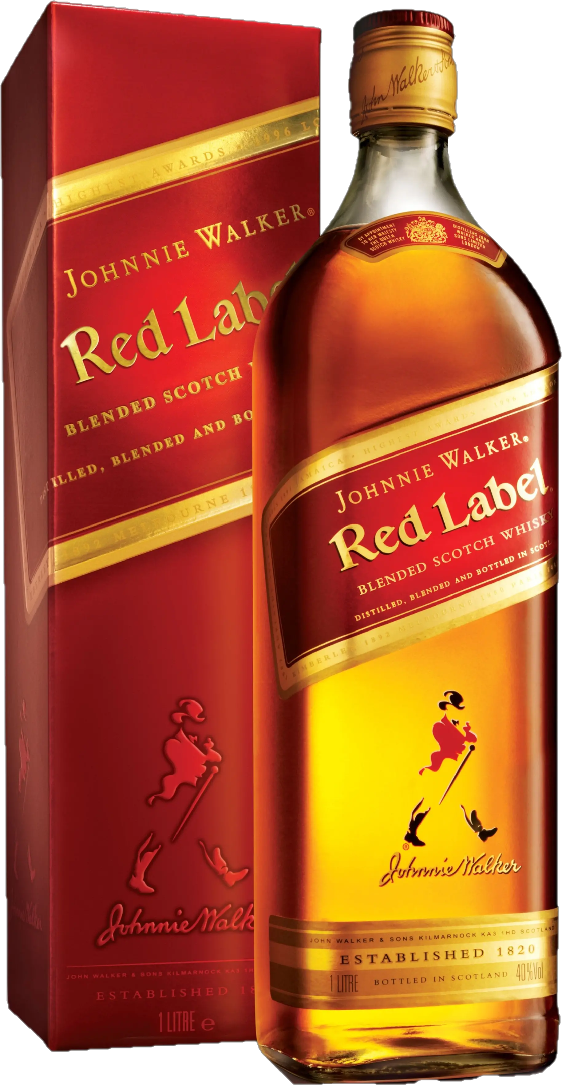 Clip Art Johnnie Walker Scotch Whisky Whisky Red Label Png