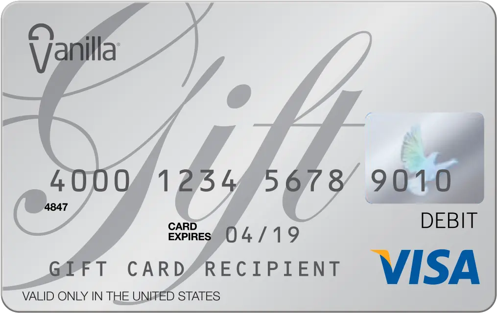 Visa Gift Card Png Visa Vanilla Gift Card