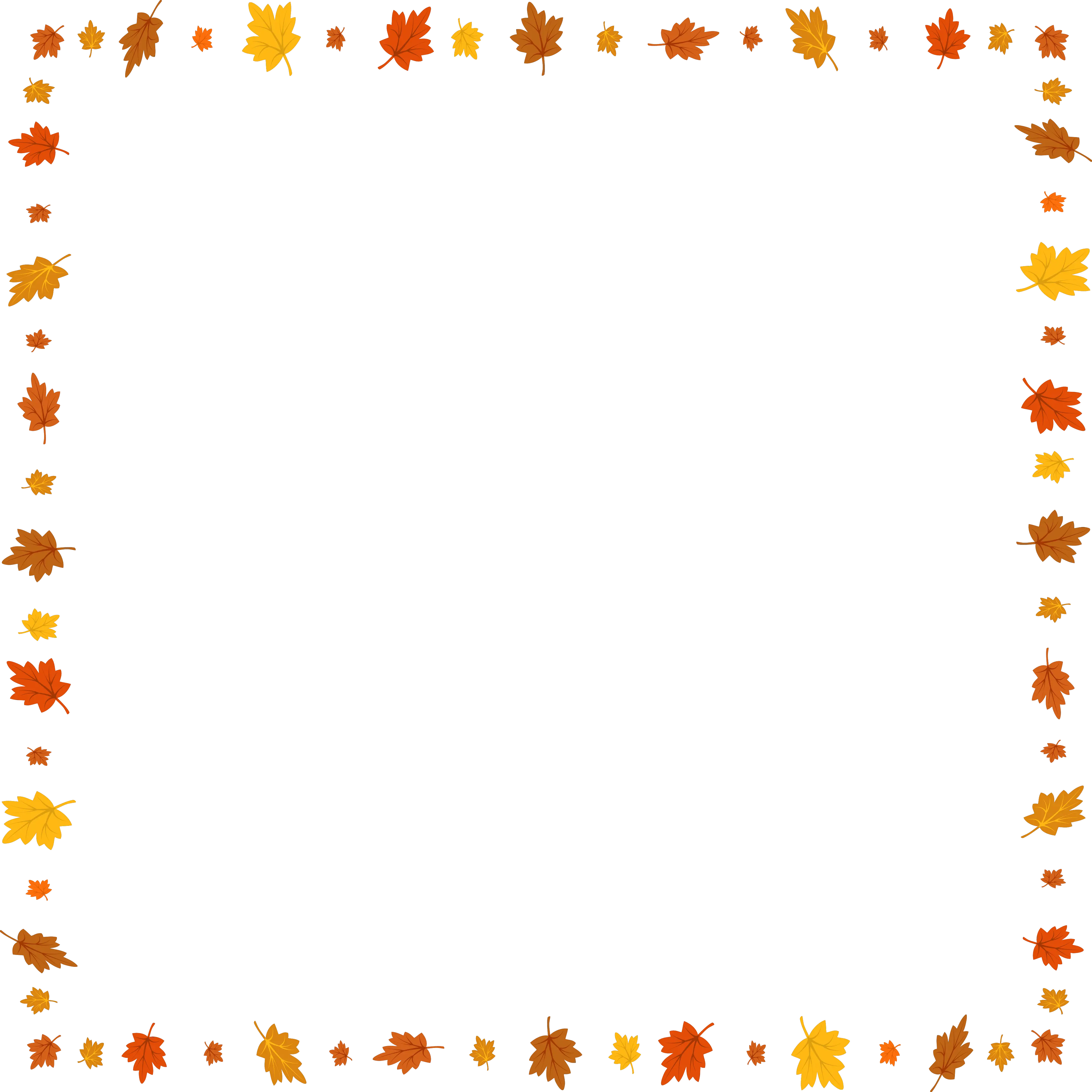 Fall Page Borders Free