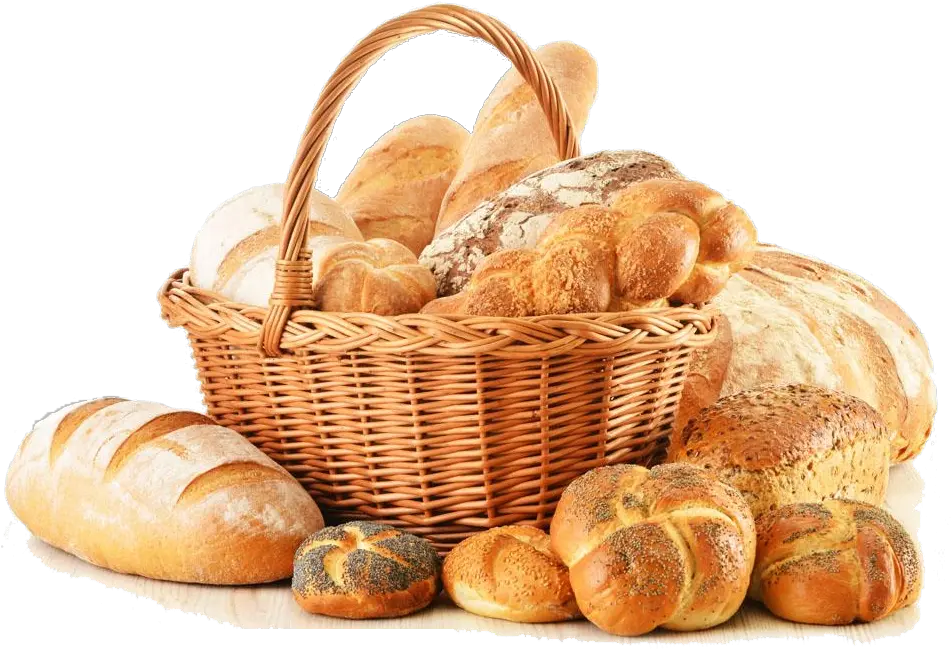 Bakery Panini Small Bread Clip Art Basket Of Bread Png