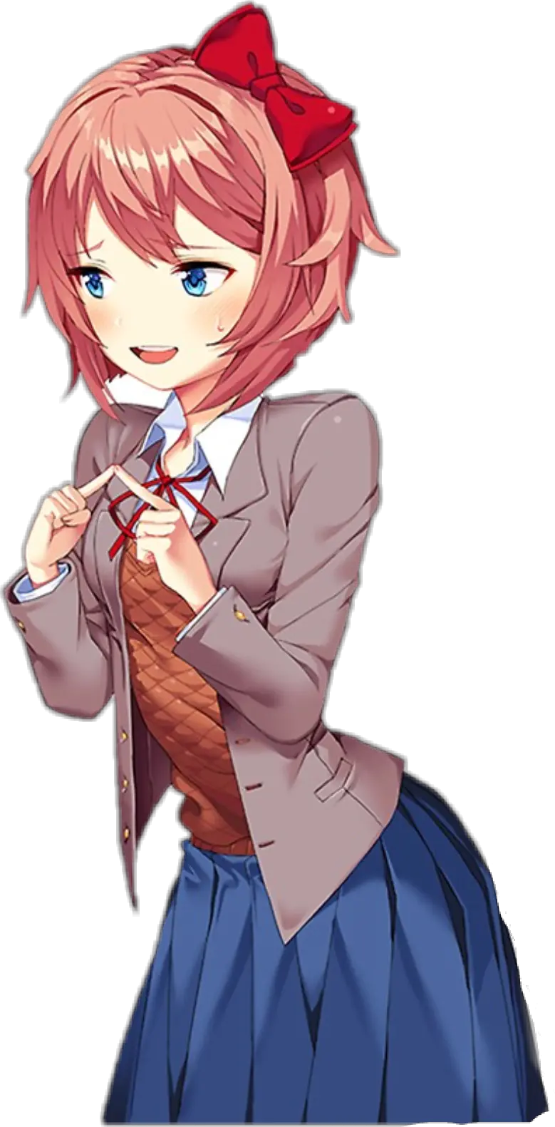 Ddlc Sticker By Uma Doki Doki Literature Club Sayori Png