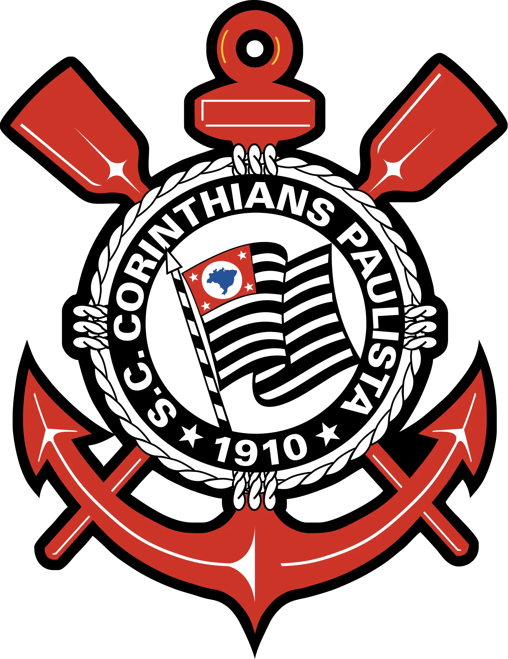 Escudo Do Corinthians Bordas Dream League Soccer Logo Corinthians Png