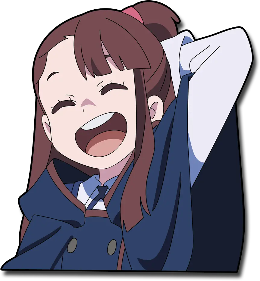 Image Of Laughing Akko Atsuko Kagari Zombie