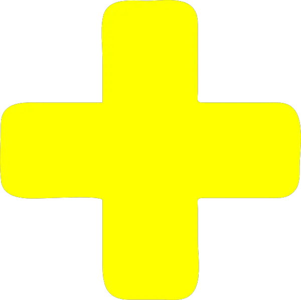 Yellow Plus Sign