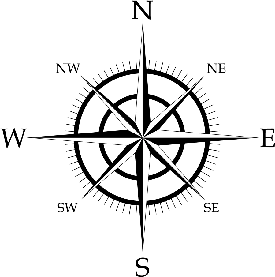 Transparent Compas Rose Png Compass Rose No Background