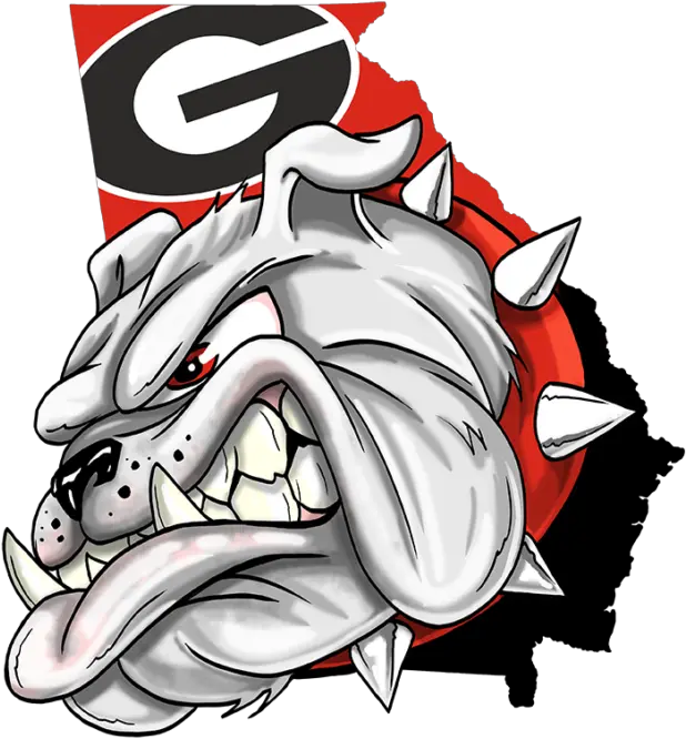 University Of Georgia Georgia Bulldogs Women S Basketball Georgia Bulldog Cartoon