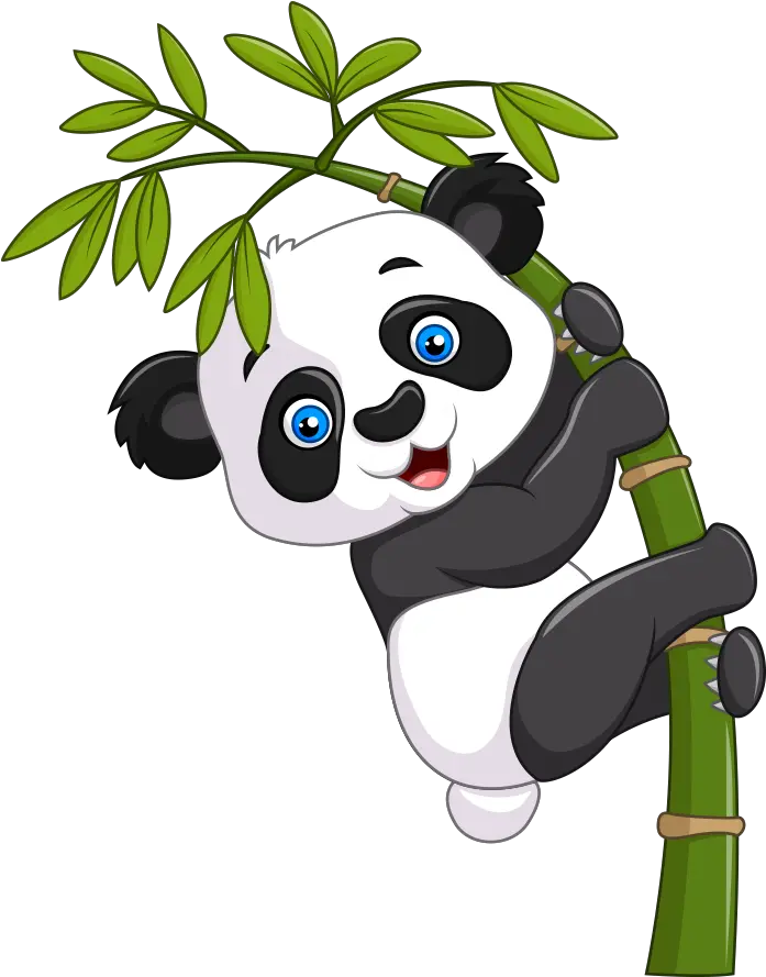 Giant Royalty-free Panda Illustration Cartoon Free Panda On Bamboo Tree Drawing