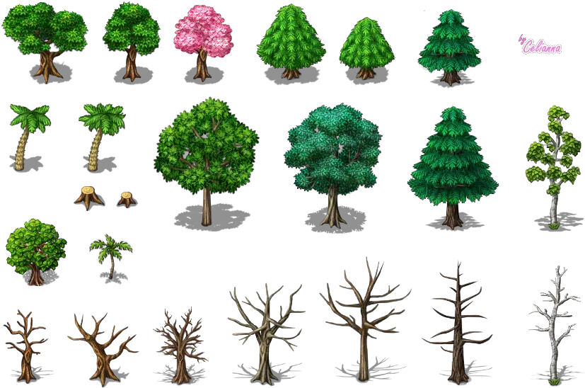 Download Pixel Art Pine Tree Clipart Tree Pine Clip Pine Tree Pixel Art