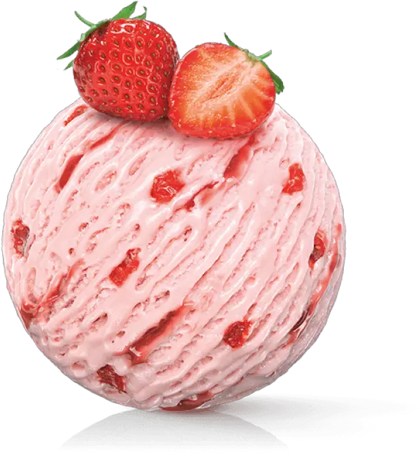 Strawberry Ice Cream Png Ice Cream Flavors Strawberry