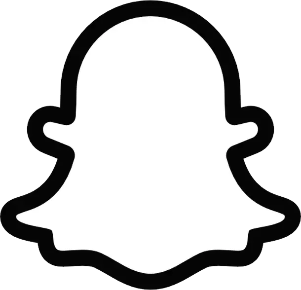 Snapchat Logo Png Snapchat Ghost Outline