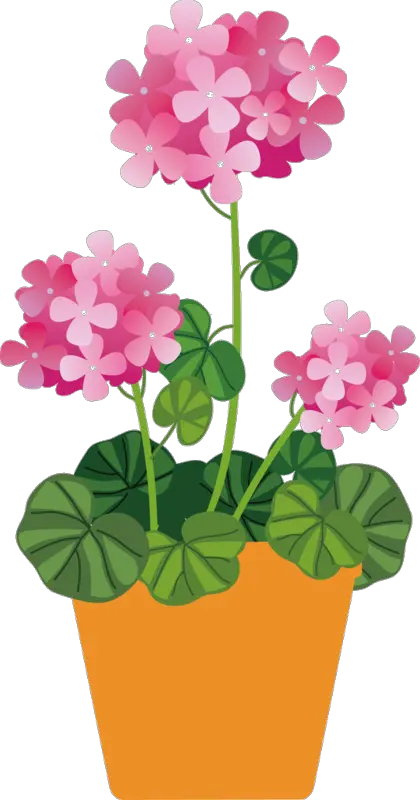 Colorful Flower Pot Clipart Svg Free Stock E2576a88 Flowers In Pots Clip Art