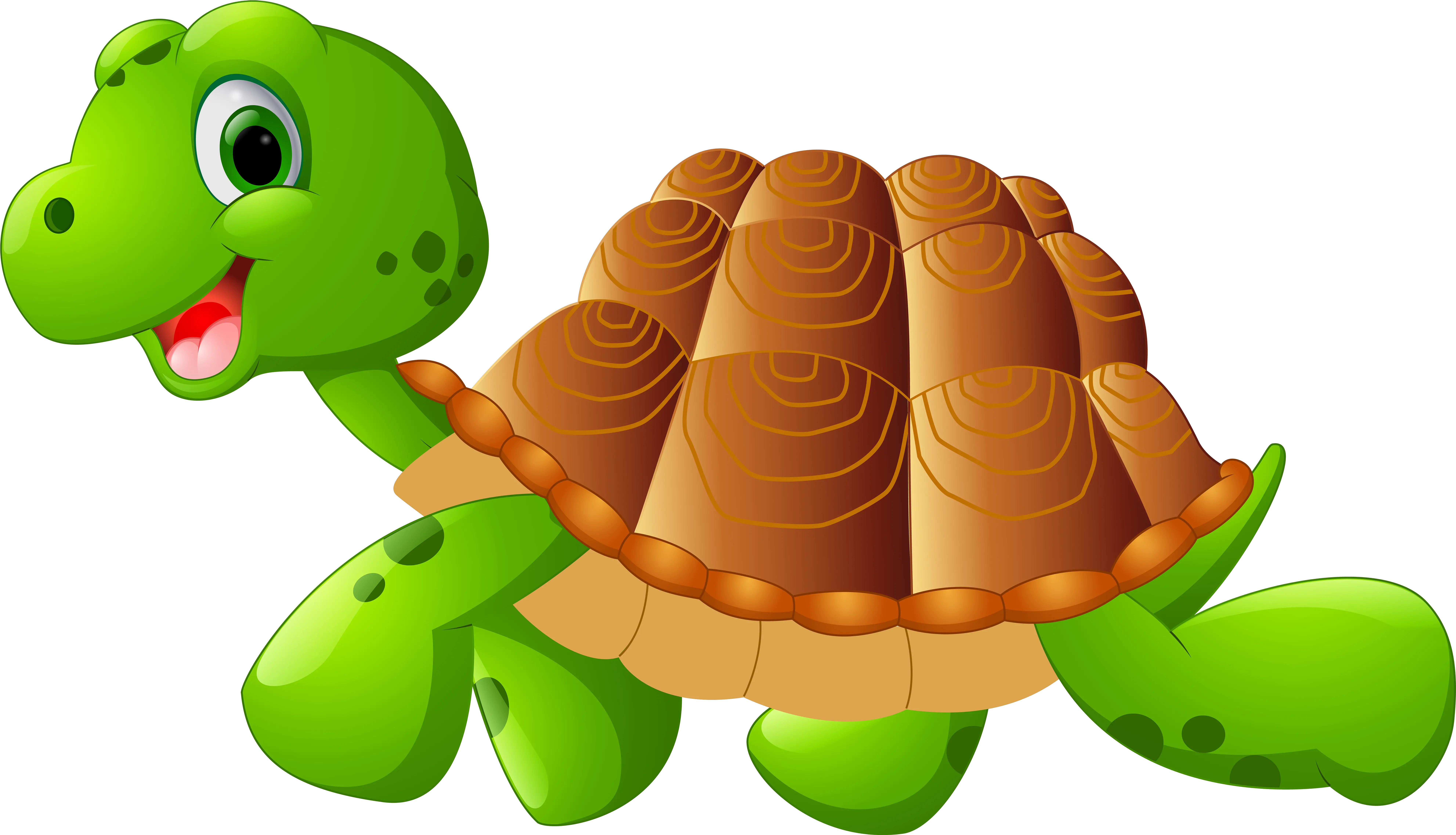 Green Sea Turtle Cartoon Reptile Clip Art Transparent Background Turtle Clip Art