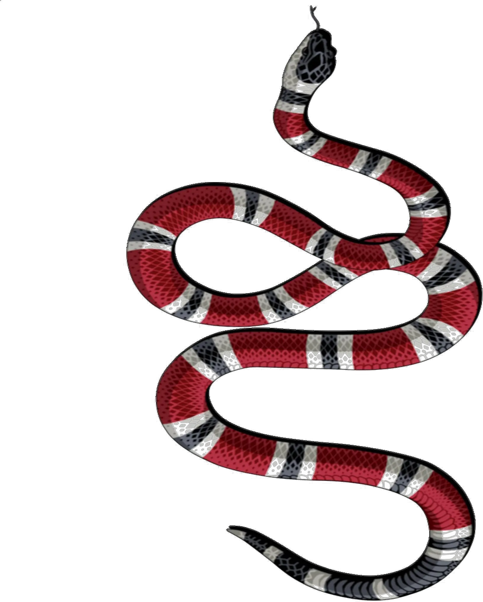 Snake Tattoo Transparent Background Png Gucci Snake Tattoo Png