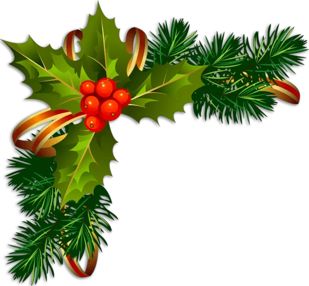 Clipart Guirlande Noel Gratuit Frame For Christmas Png