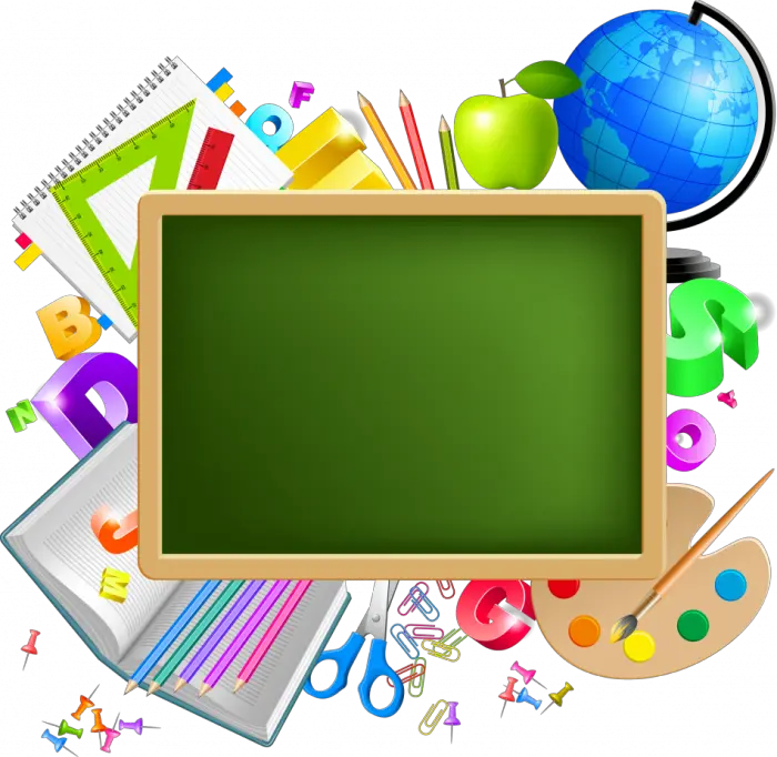 Back To School Png Borders School Board Transparent Background