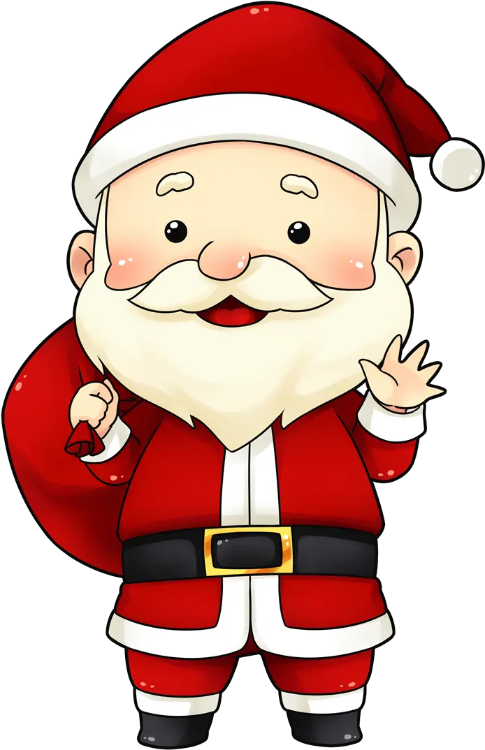 Cute Santa Claus Cartoon