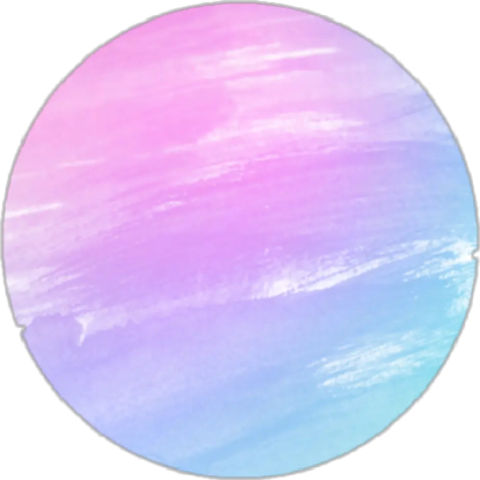 strokes brush pink sky blue background circle Circle