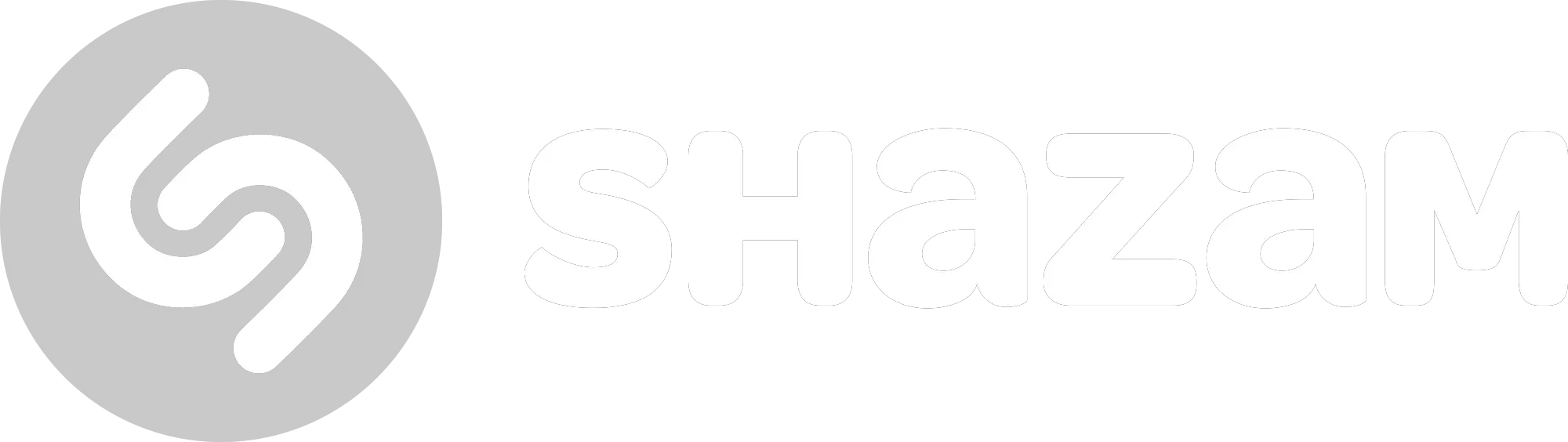 Shazam Black And White Logo