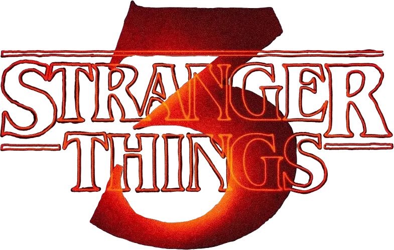 strangerthings stranger things strangerthings3 Stranger Things 3 Logo Png