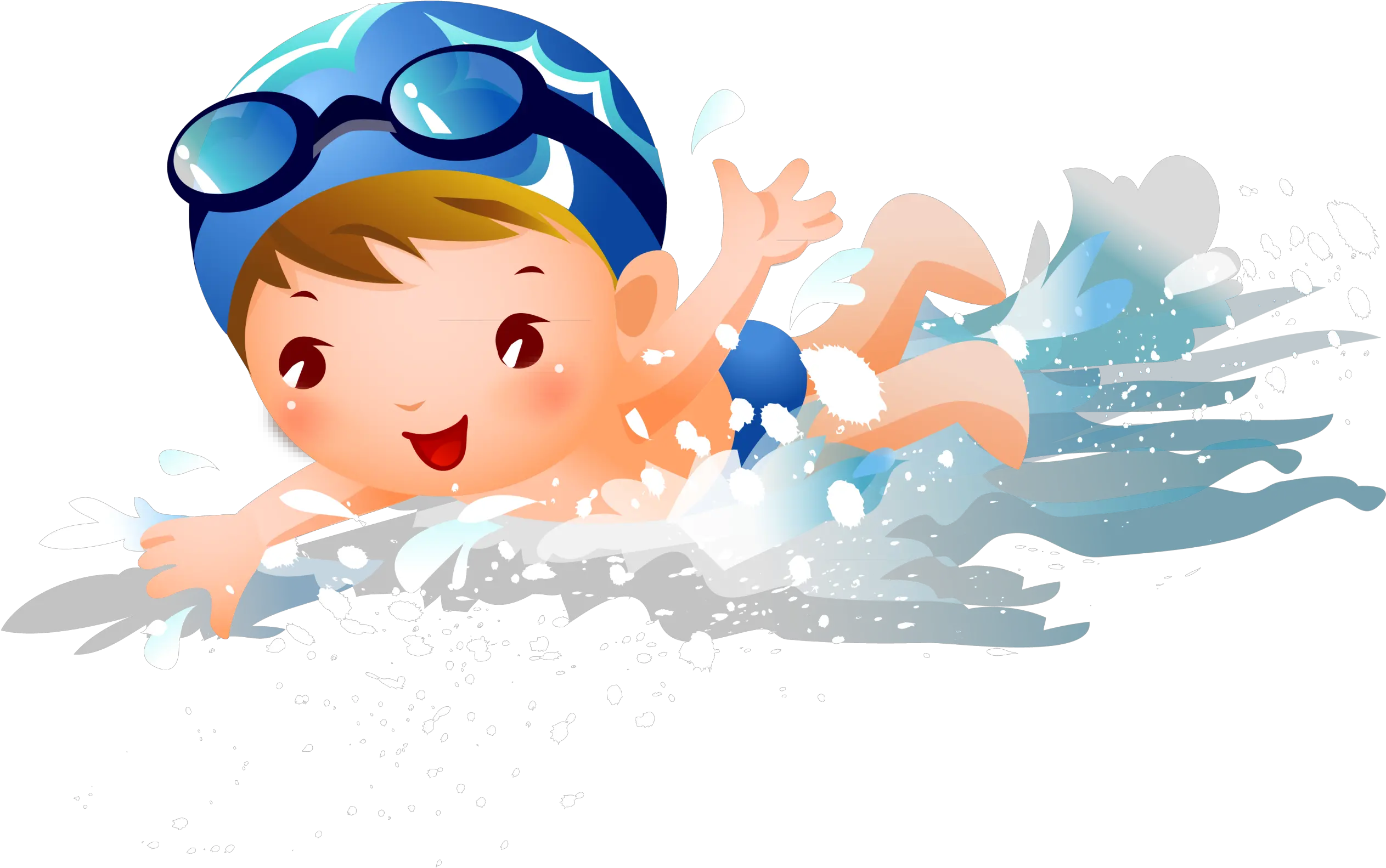 Swimming Child Clip Art Kids Swimmer Clipart