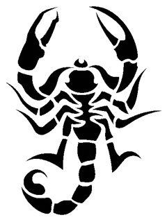 Tattoo scorpion PNG image