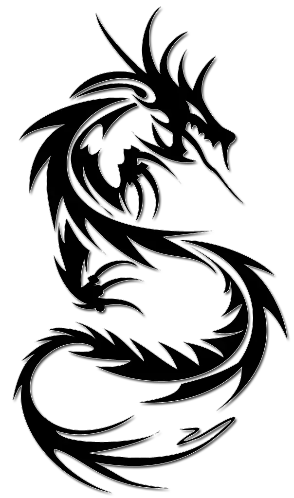 Tattoo dragon PNG image