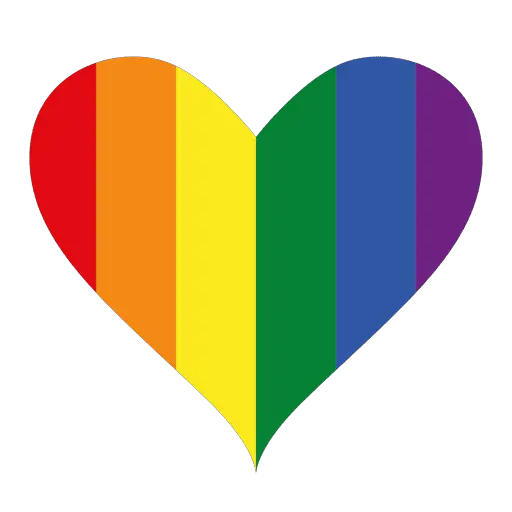 LGBT heart PNG