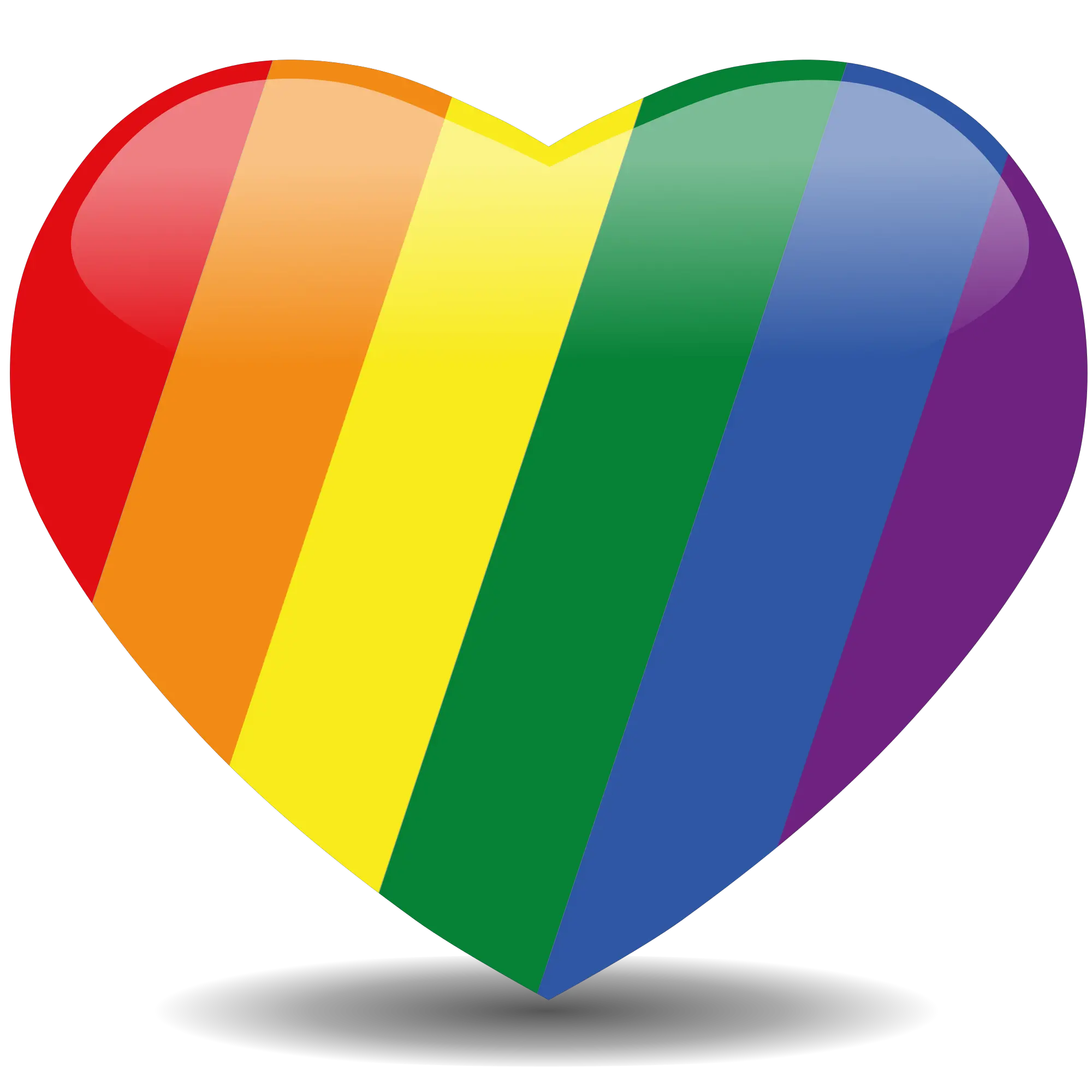 LGBT heart PNG