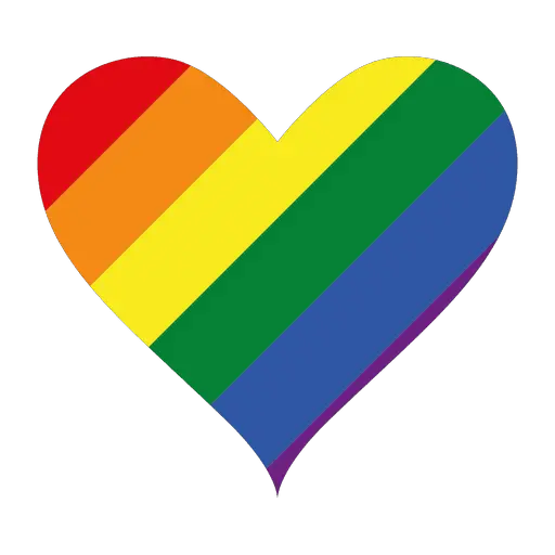 LGBT heart PNG