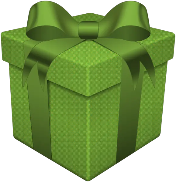 green gift box PNG