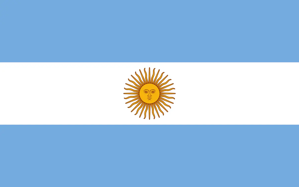 Argentina flag PNG