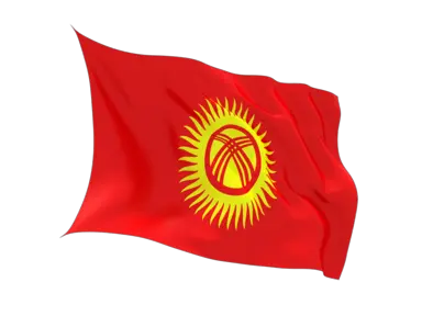 Kyrgyzstan flag PNG