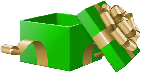 open gift box PNG