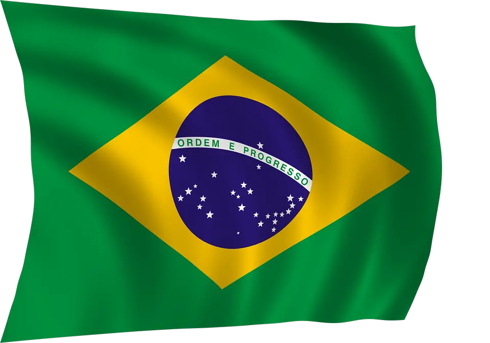 Brazil flag PNG