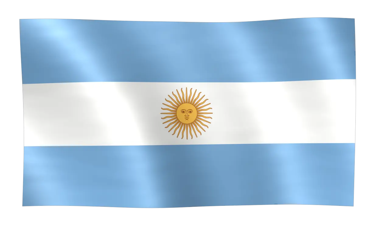 Argentina flag PNG