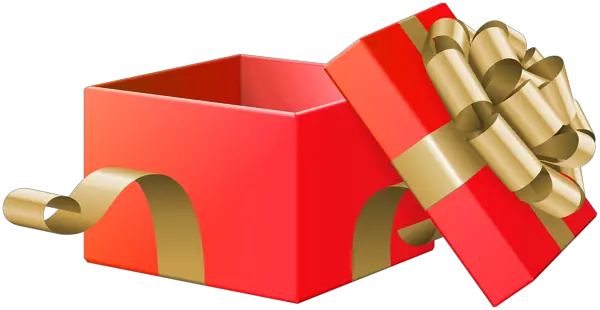 open gift box PNG