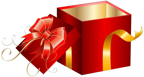 open gift box PNG