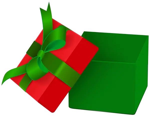 open gift box PNG