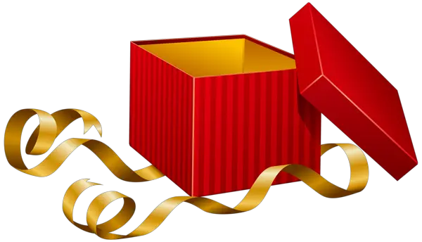 open gift box PNG