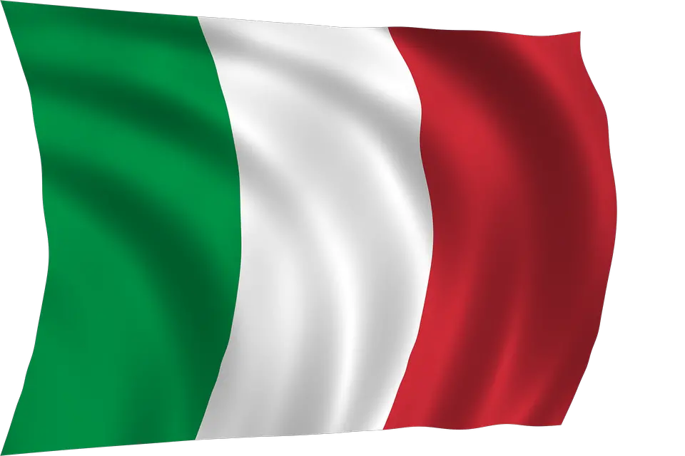 Italia flag PNG