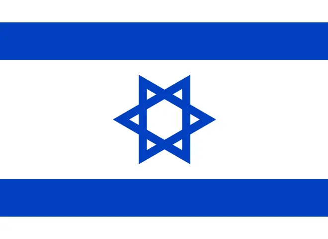 Israel flag PNG