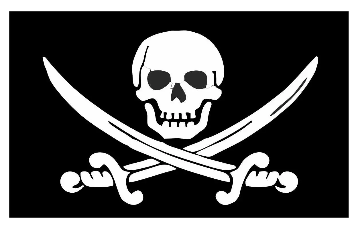 Pirate flag PNG